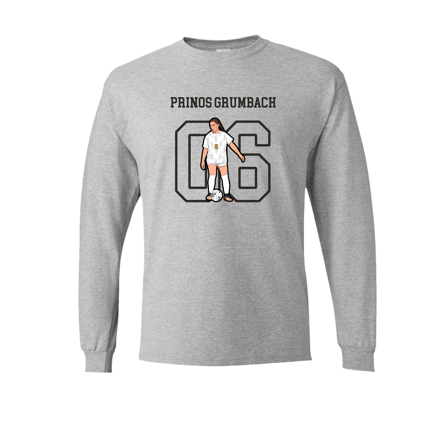 Long Sleeve Tee — Shirsey in Grey