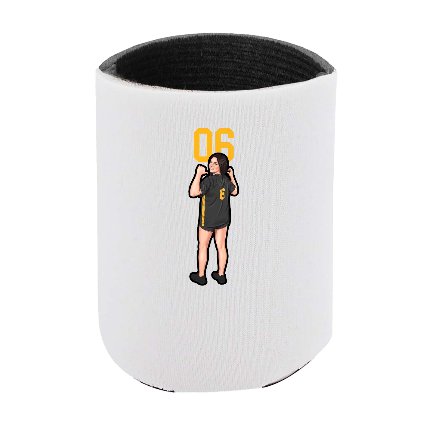 Can Holder — Number Top in White