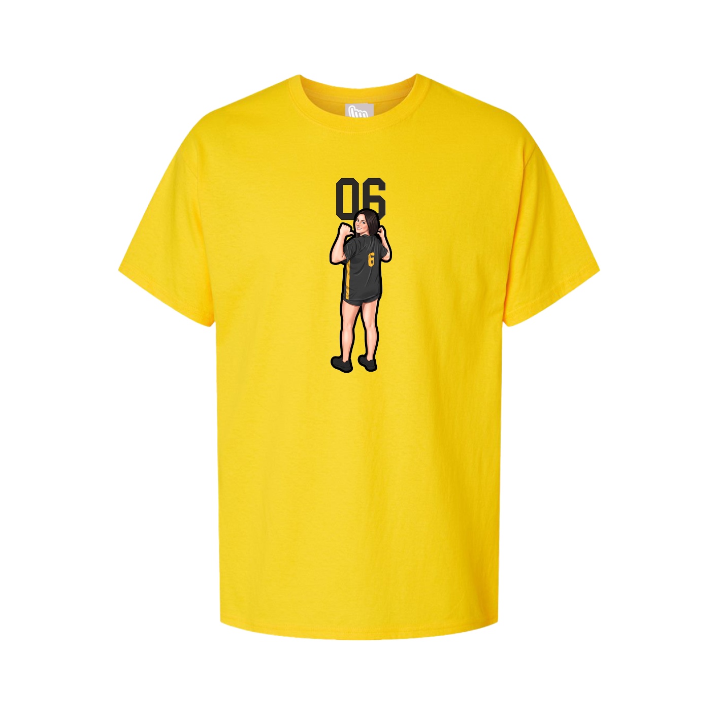 Tee — Number Top in Gold
