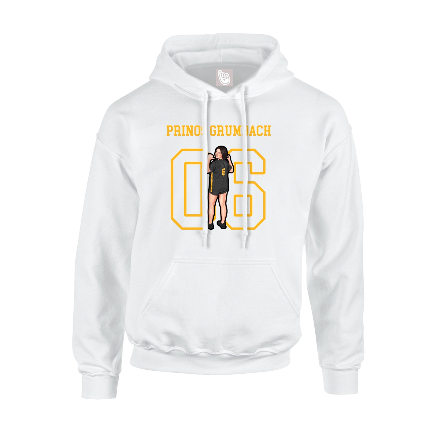 Youth Hoodie — Shirsey in White