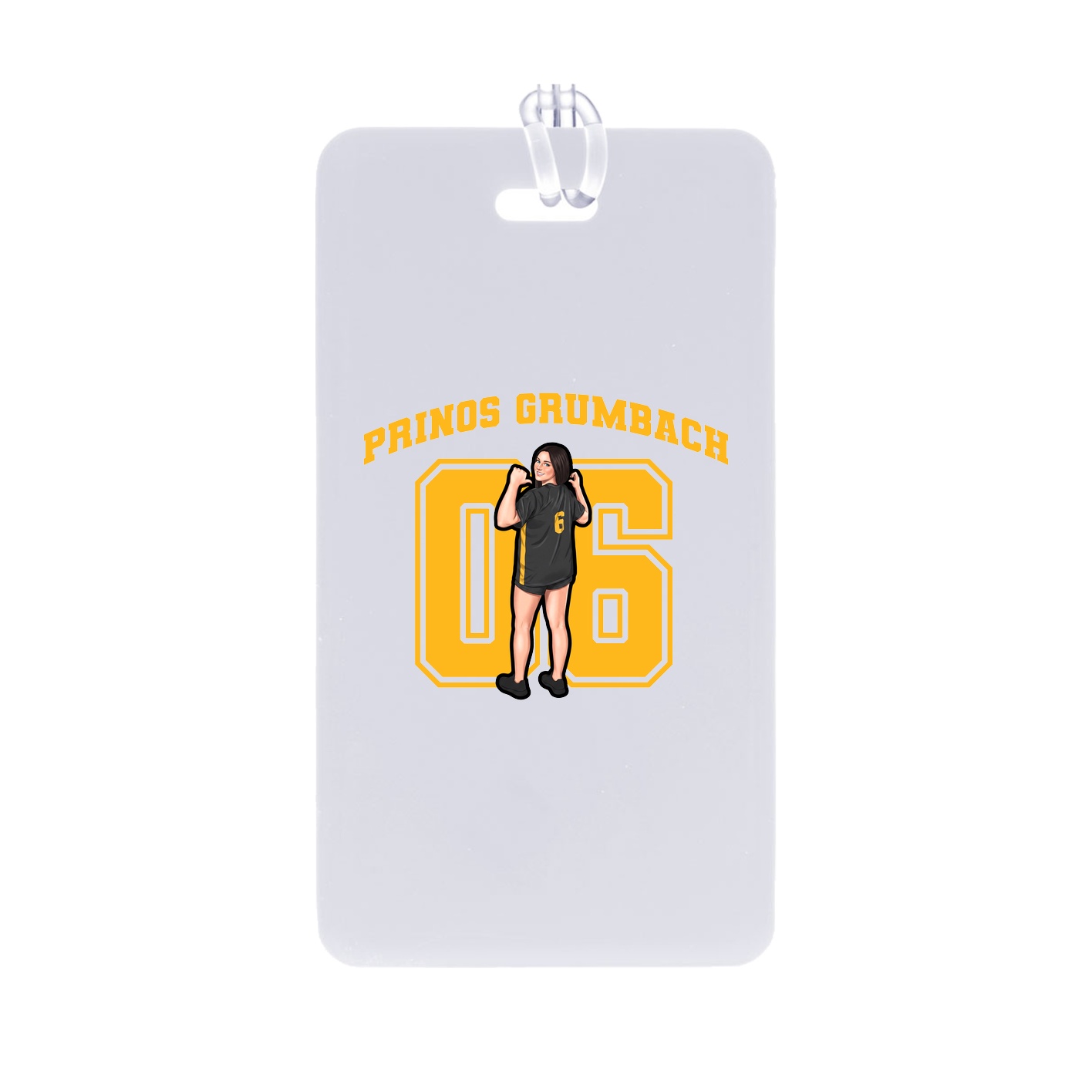 Bag Tag — Number in Classic