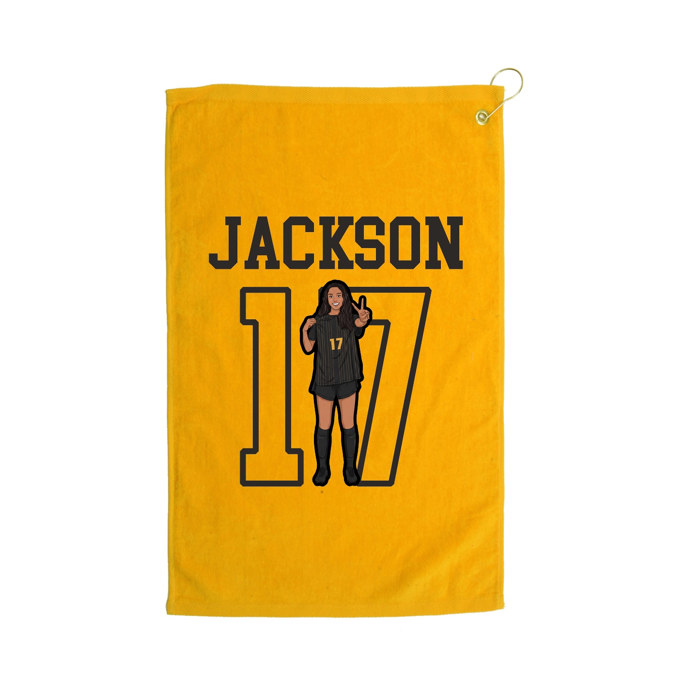Golf Towel — Shirsey in Gold
