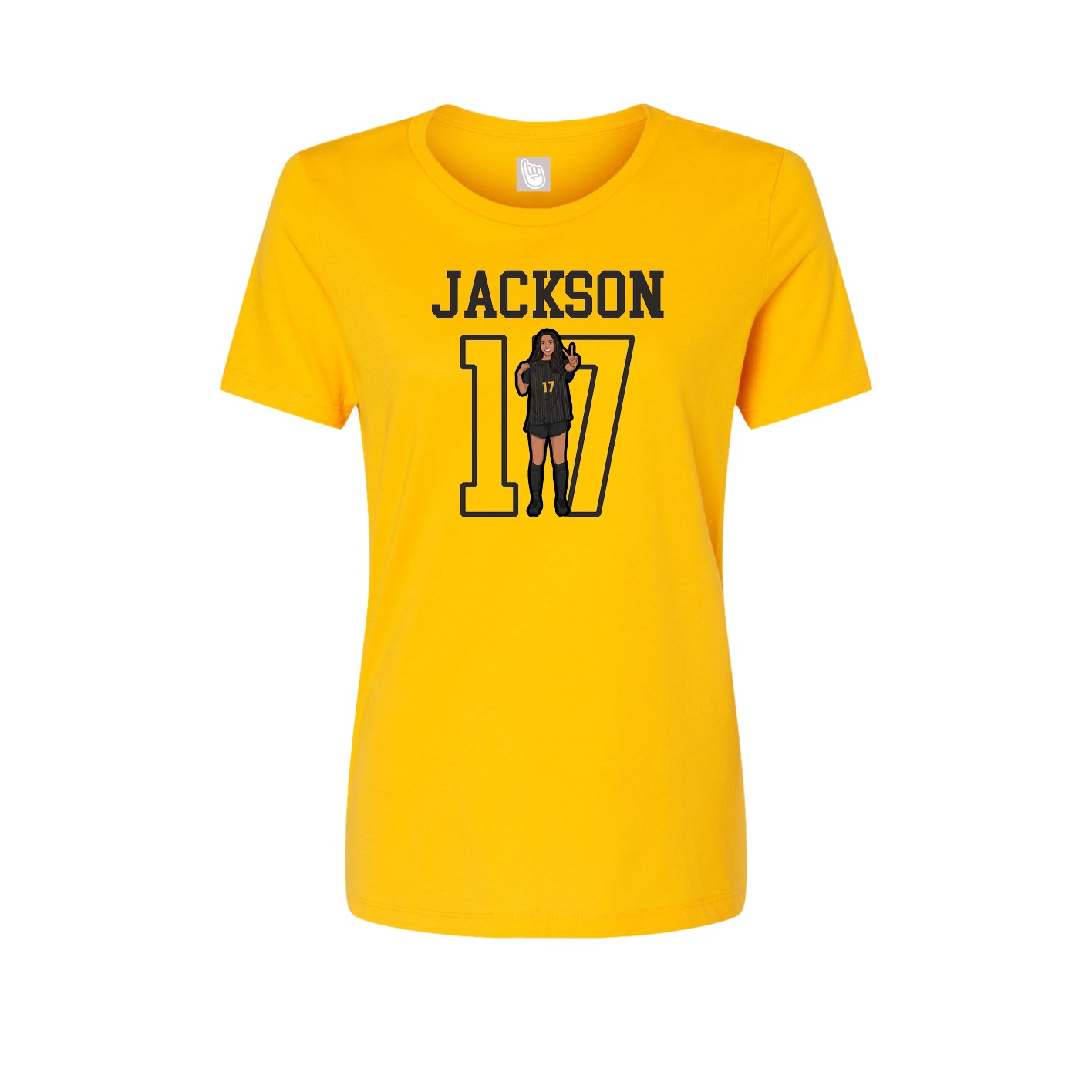 Fitted Women's Tee — Shirsey in Gold