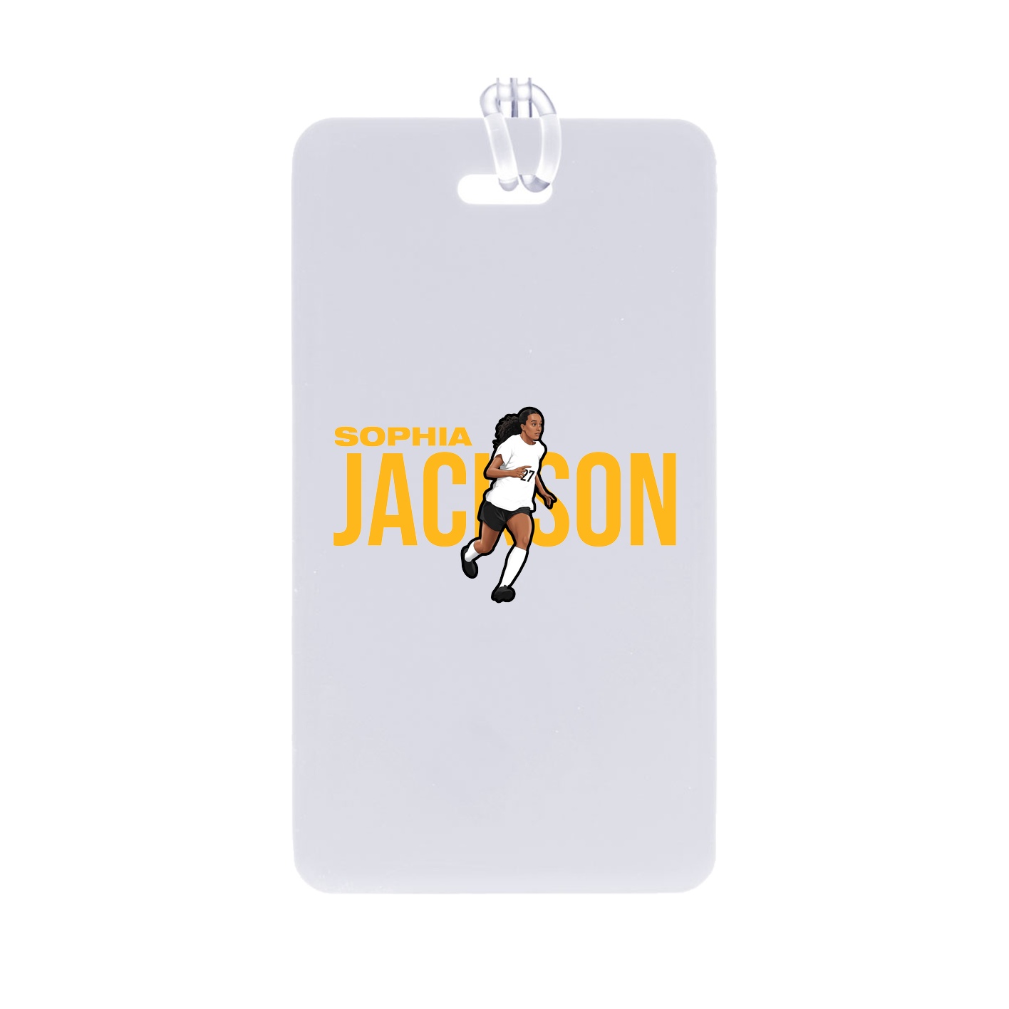 Bag Tag — Player Name in Classic