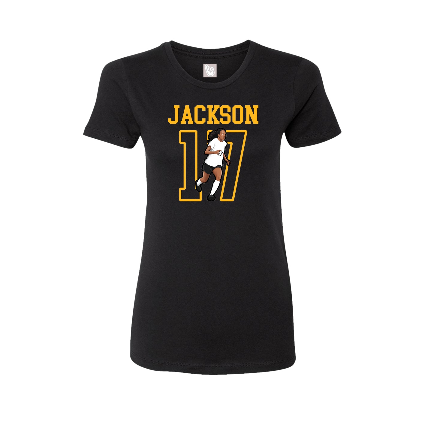 Fitted Women's Tee — Shirsey in Black