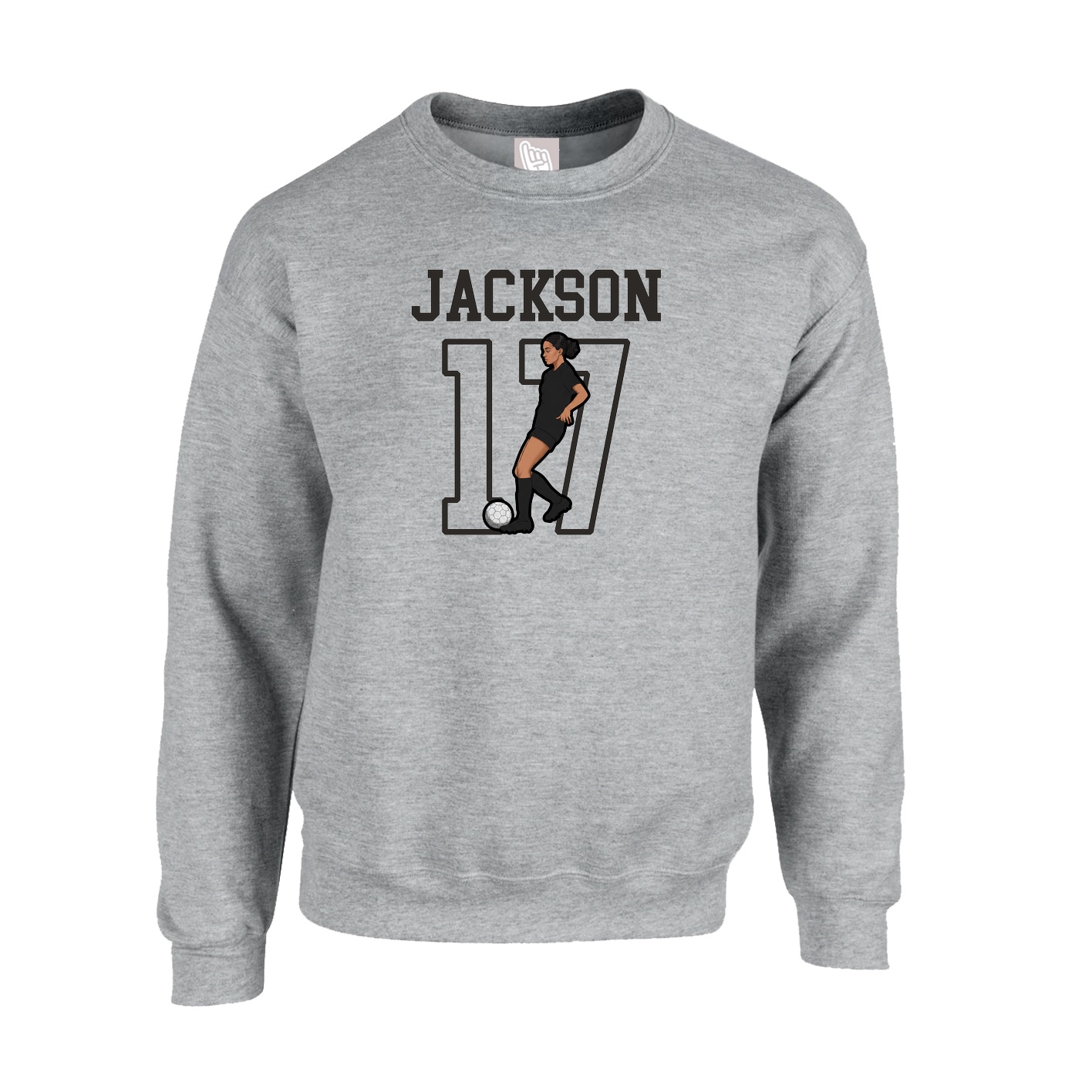 Fleece Crew — Shirsey in Grey