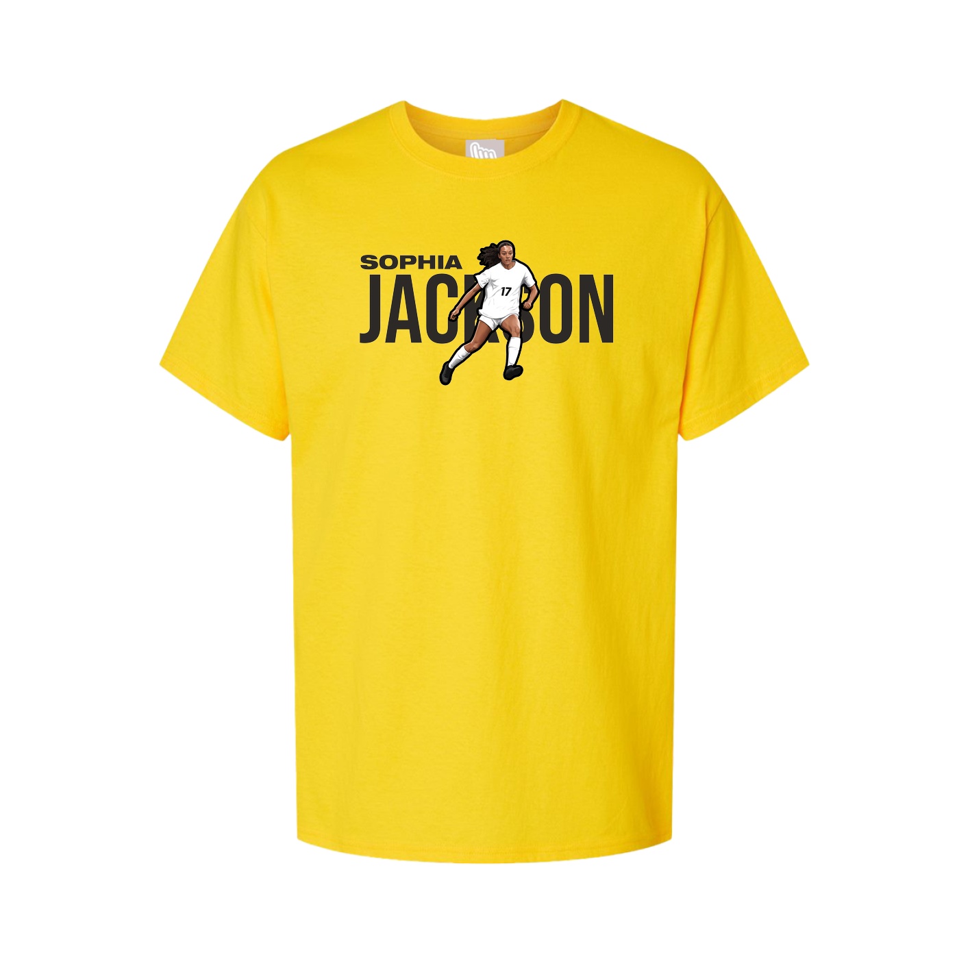 Youth Tee — Player Name in Gold