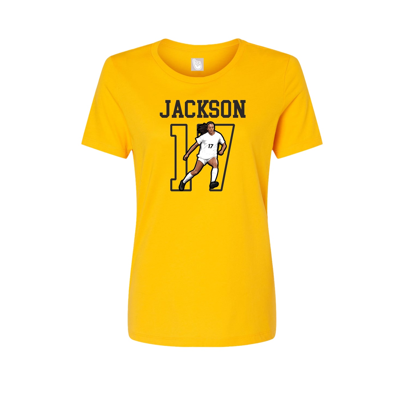 Fitted Women's Tee — Shirsey in Gold