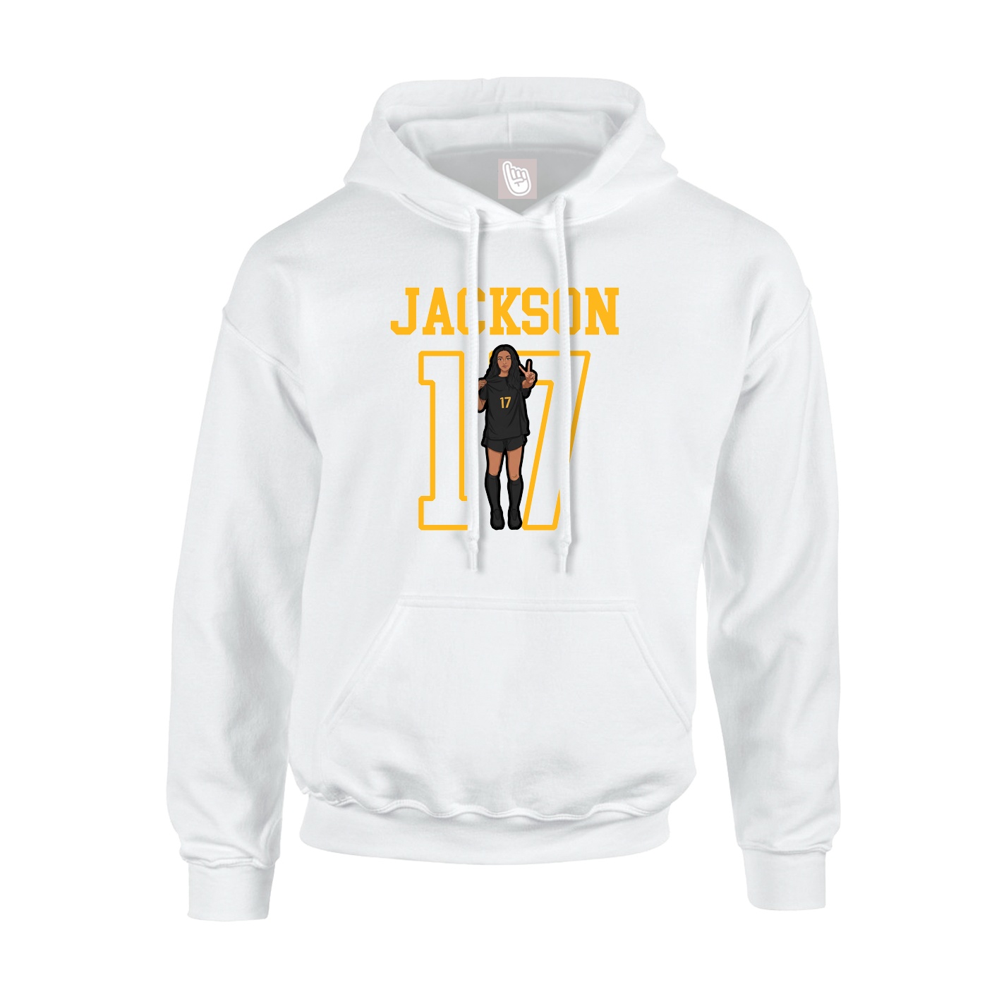 Youth Hoodie — Shirsey in White