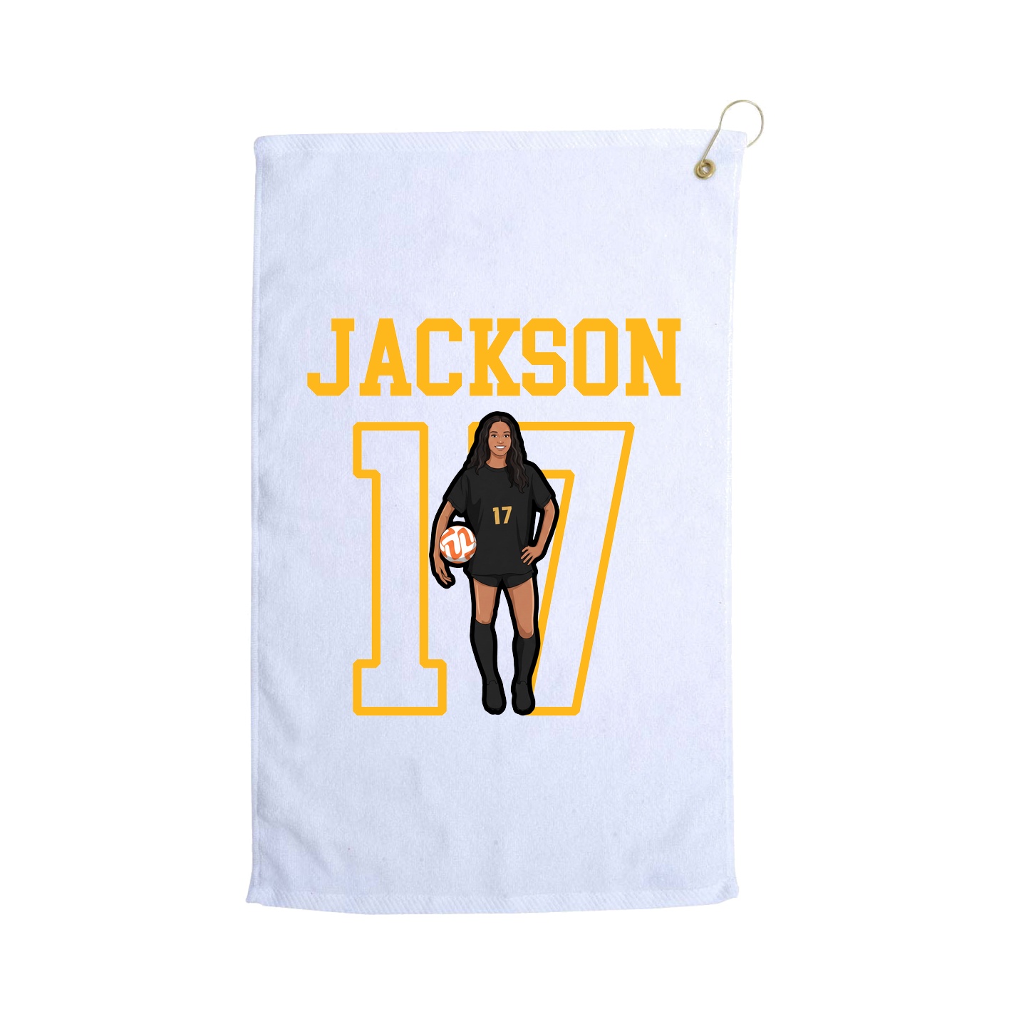 Golf Towel — Shirsey in White