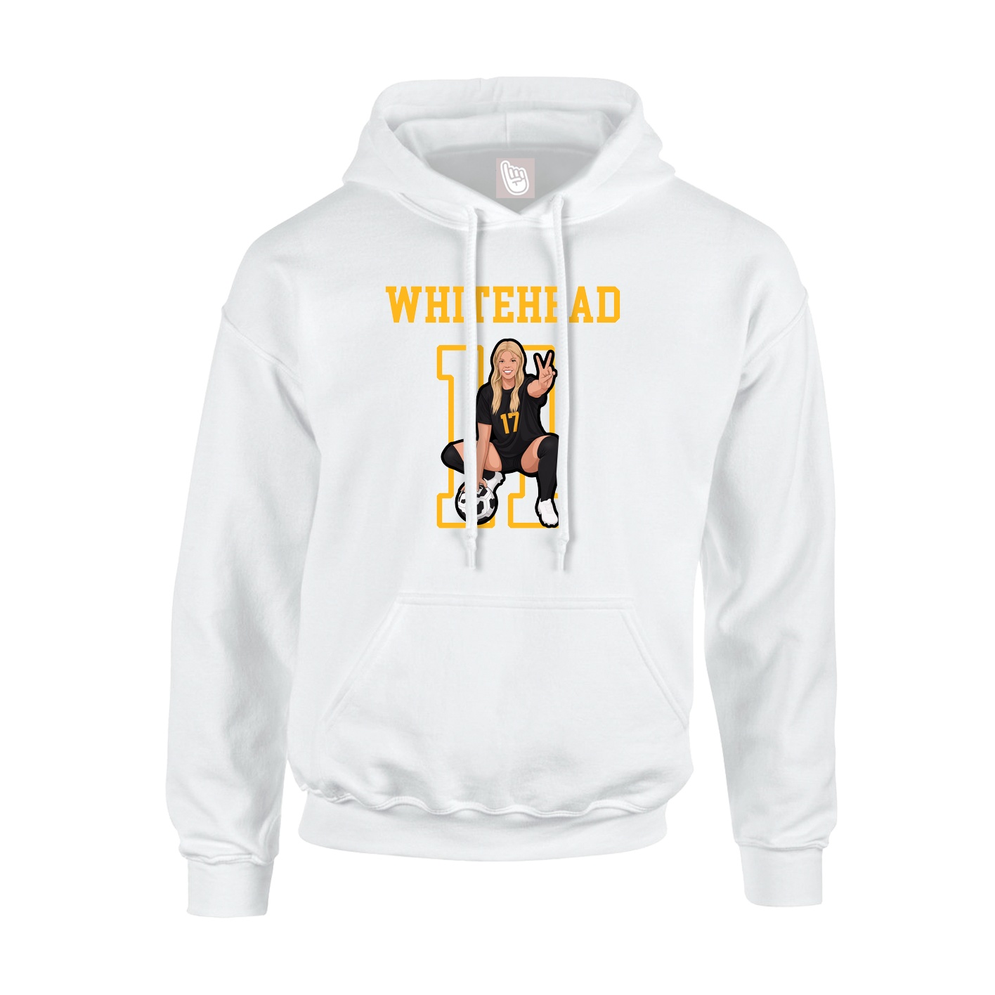 Youth Hoodie — Shirsey in White