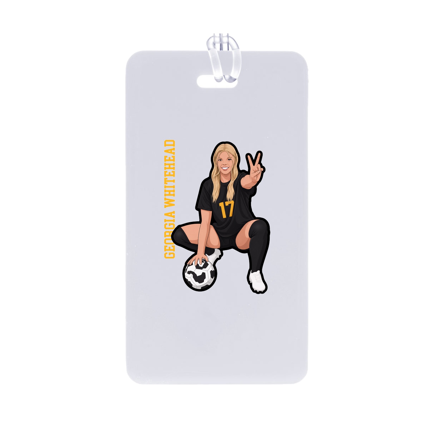 Bag Tag — Name Vertical in Classic