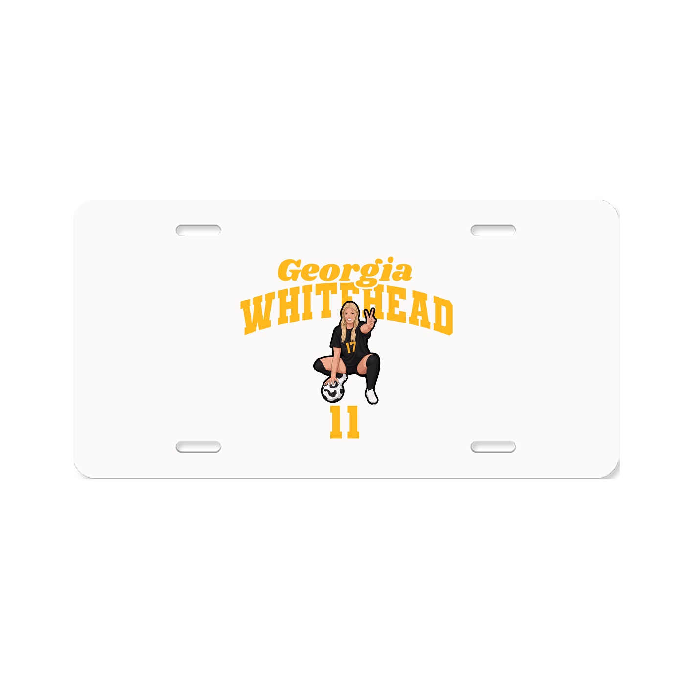 License Plate — Signature Arch in Classic