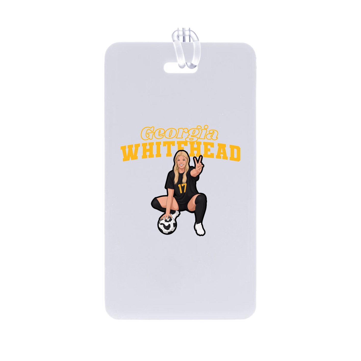 Bag Tag — Name Arch in Classic