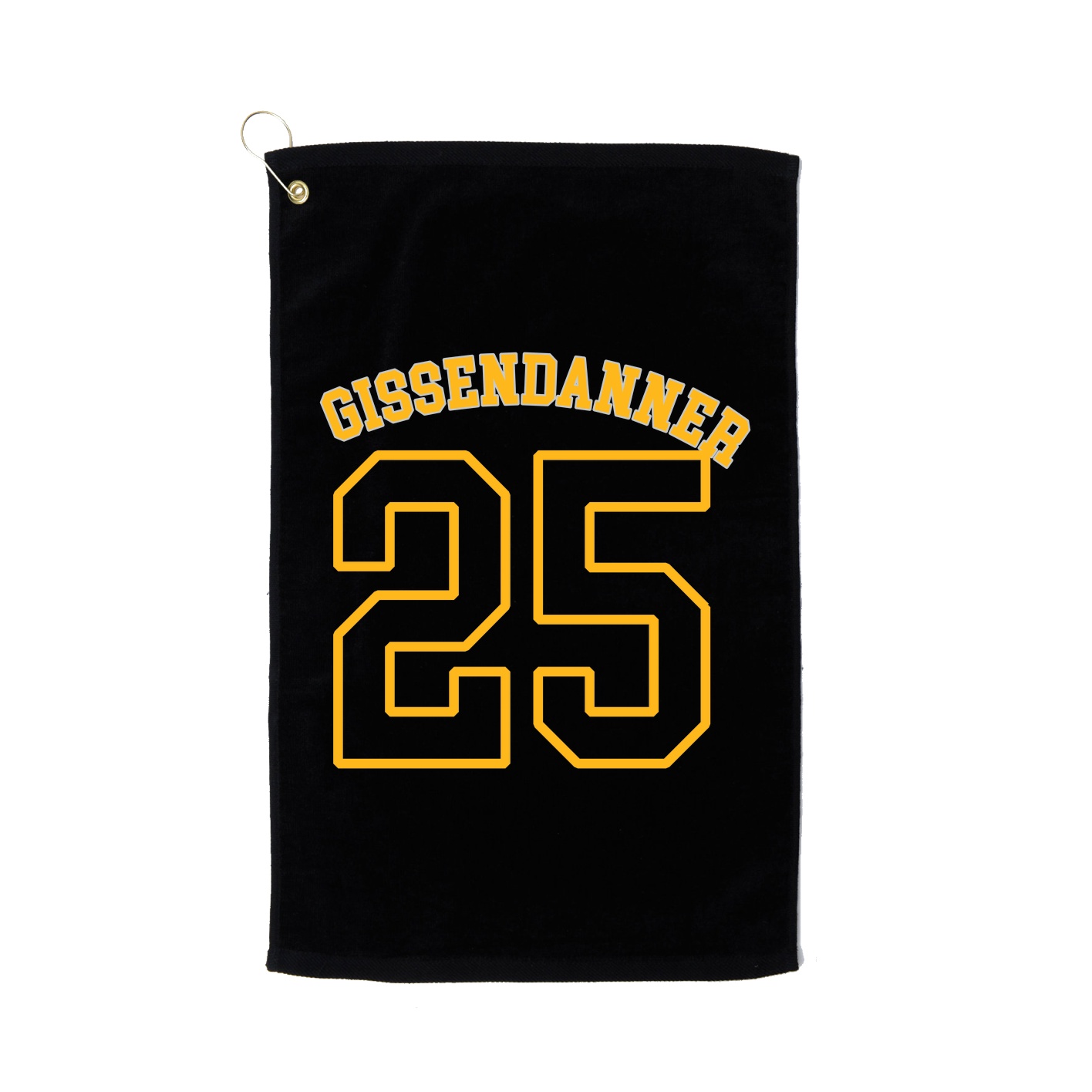 Golf Towel — Shirsey Arch in Black