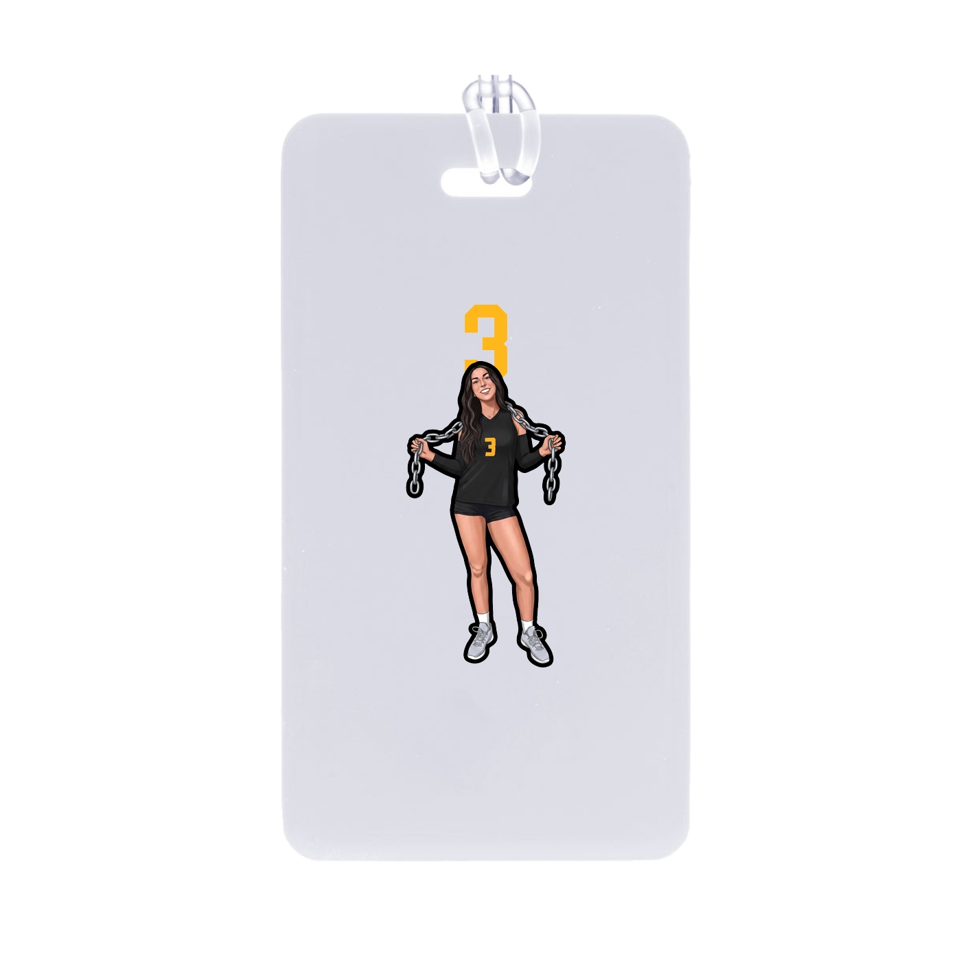 Bag Tag — Number Top in Classic