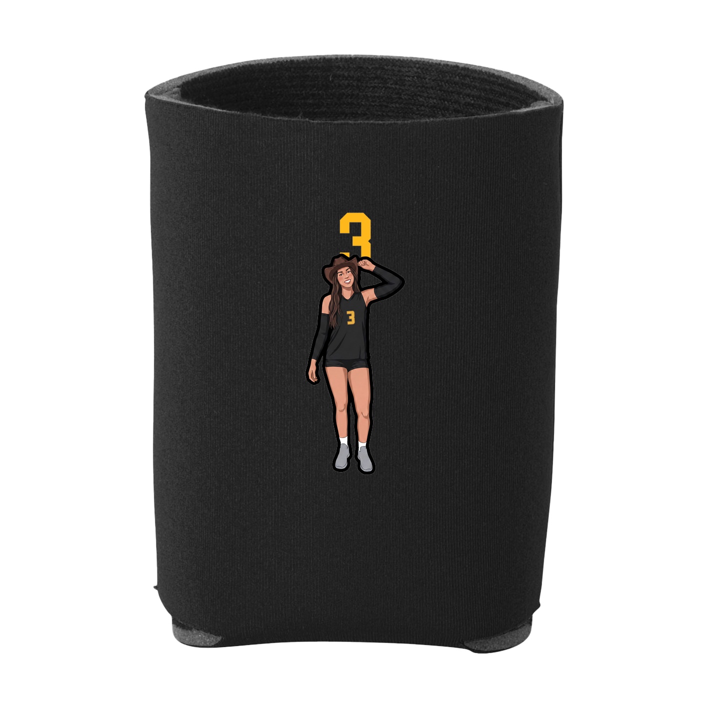 Can Holder — Number Top in Black
