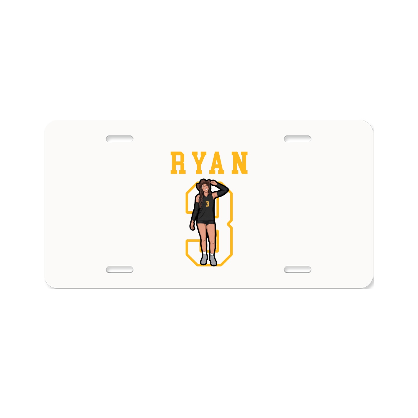License Plate — Shirsey in Classic