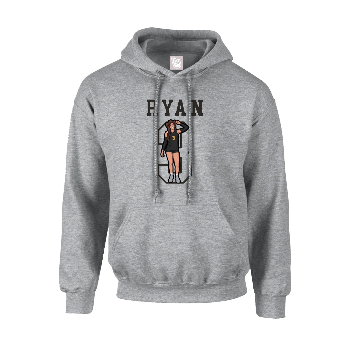 Hoodie — Shirsey in Grey