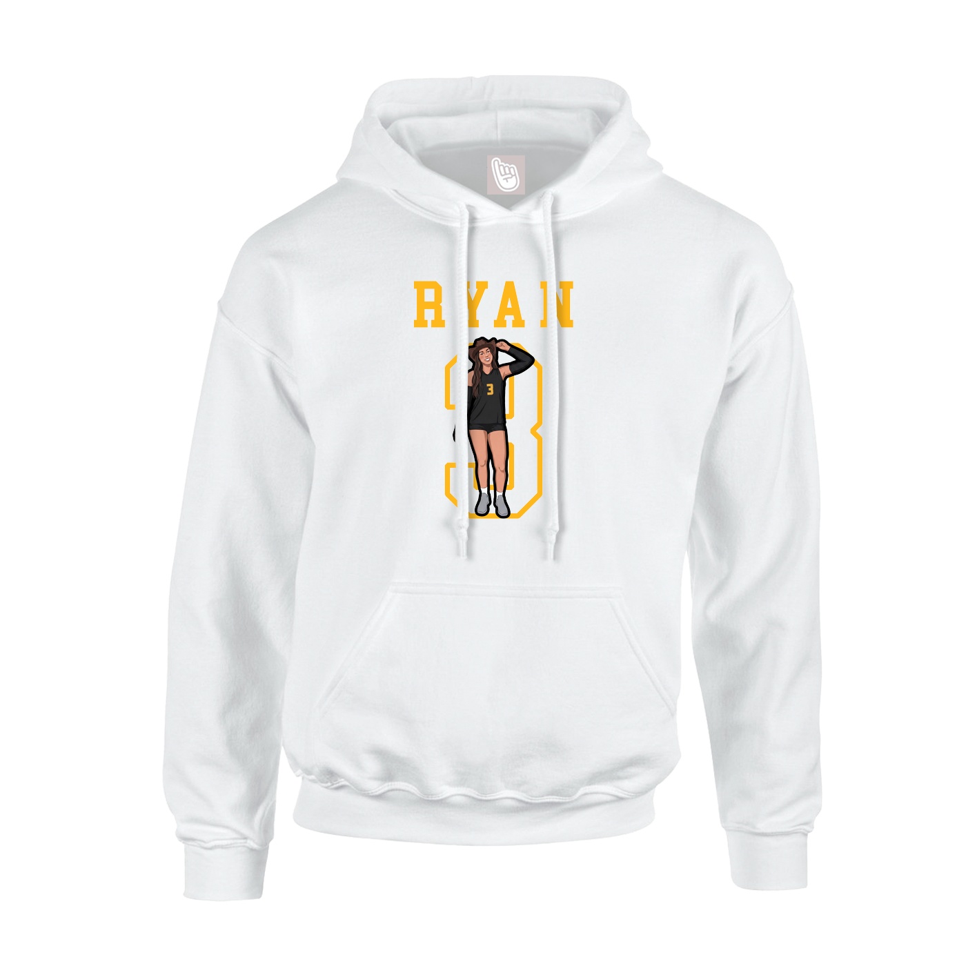 Youth Hoodie — Shirsey in White