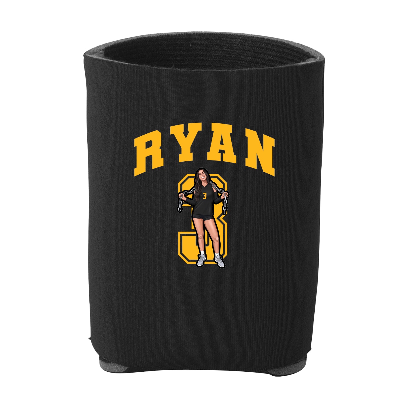 Can Holder — Number in Black