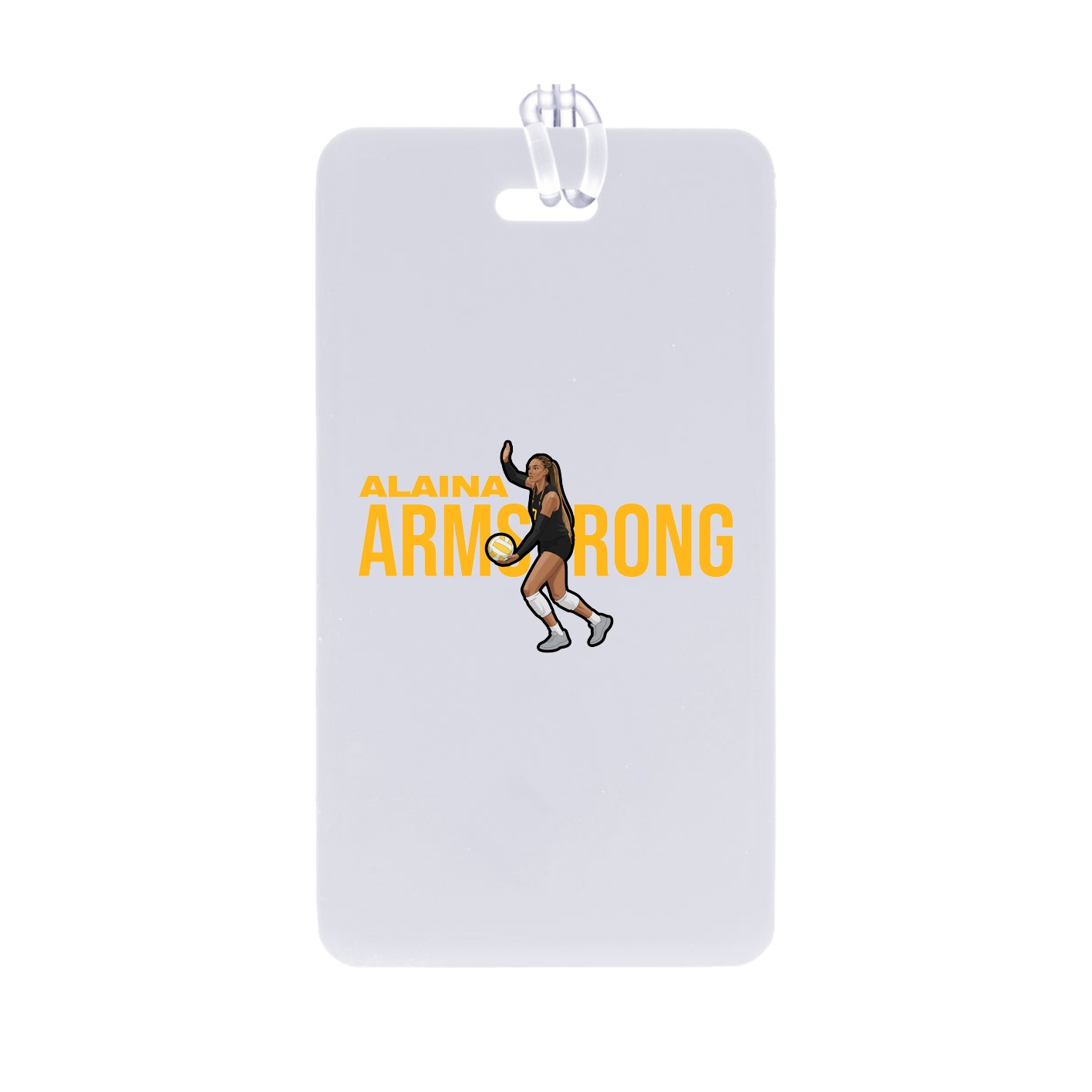Bag Tag — Player Name in Classic