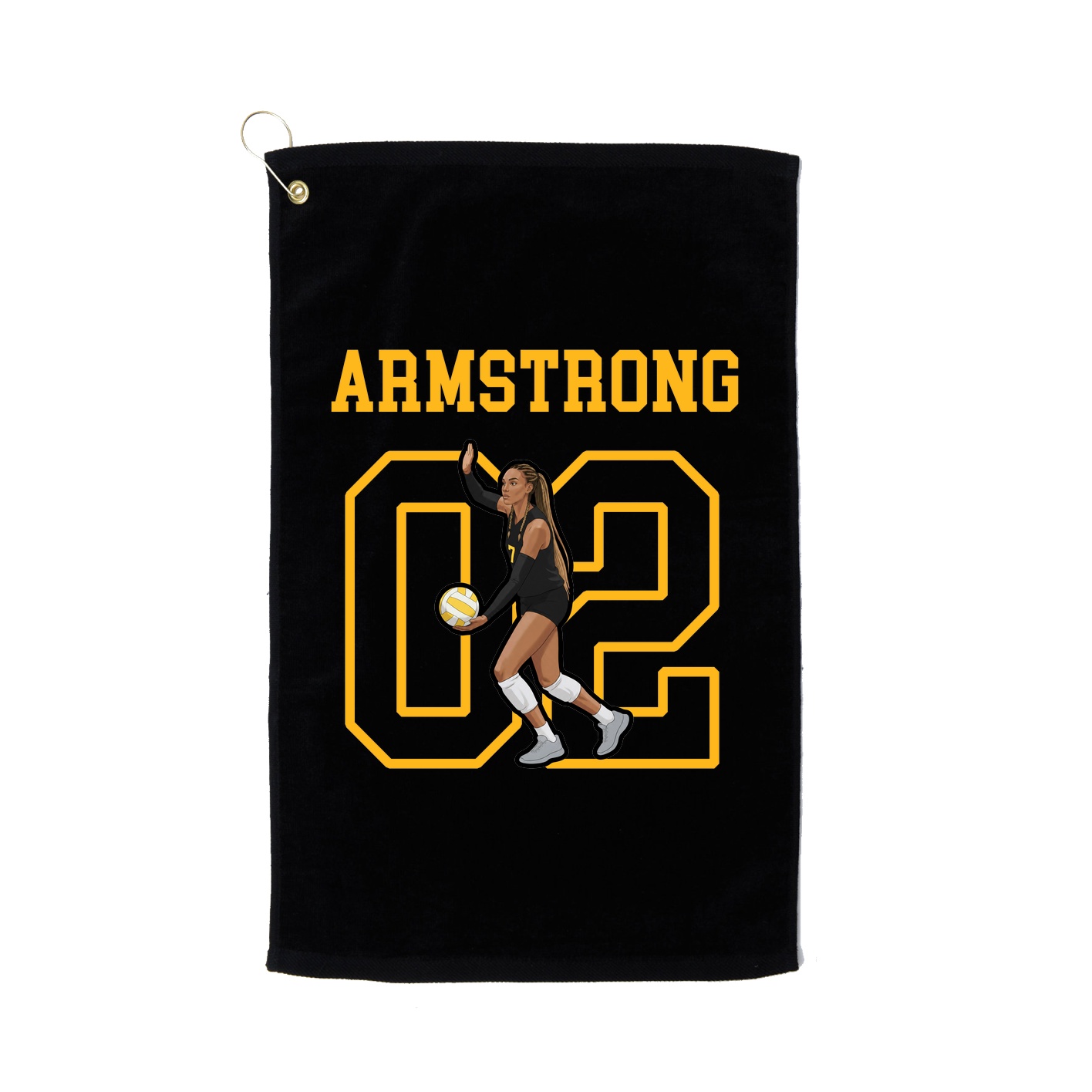 Golf Towel — Shirsey in Black