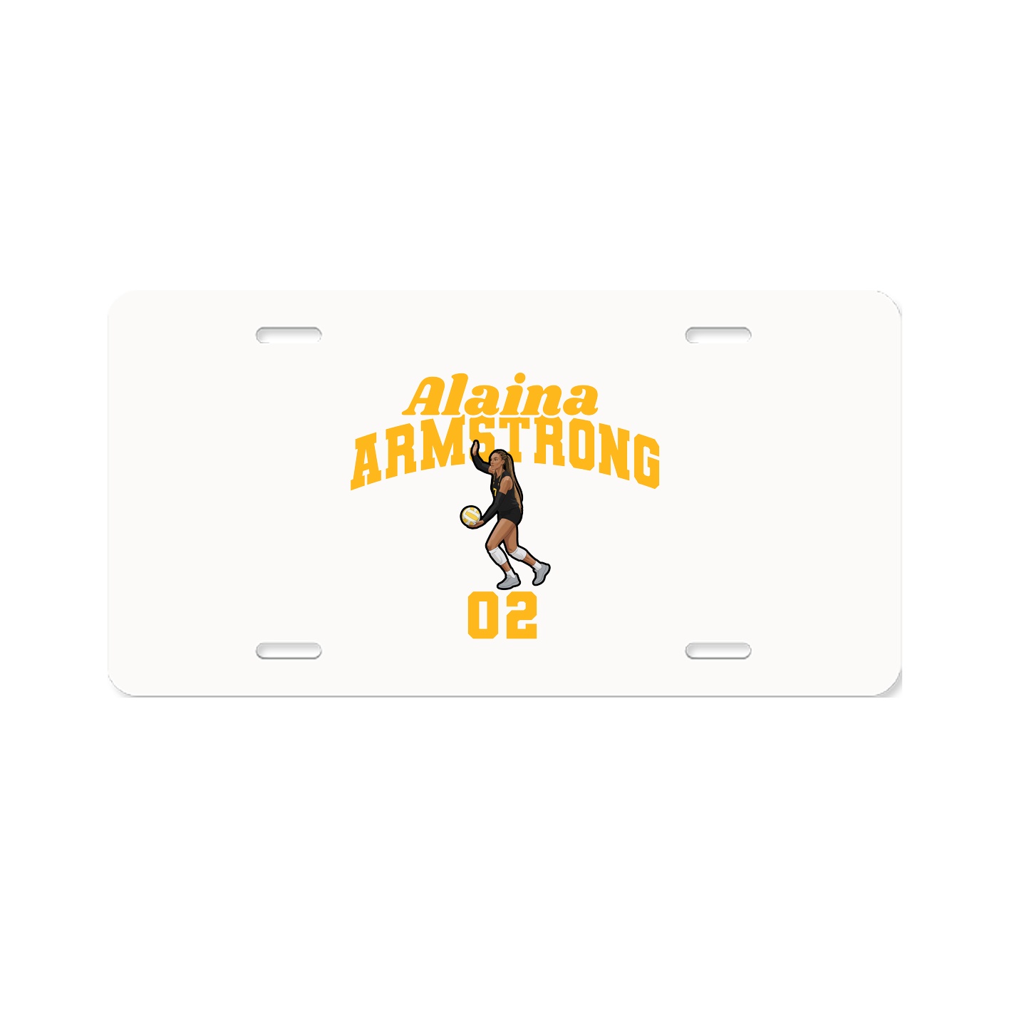 License Plate — Signature Arch in Classic