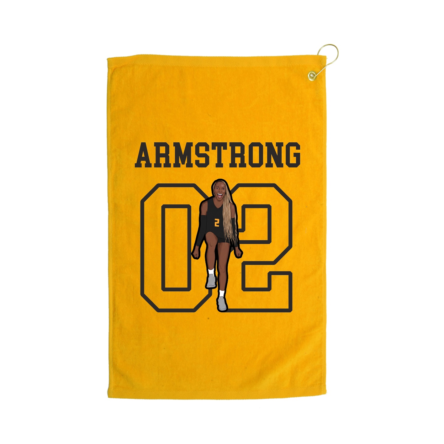 Golf Towel — Shirsey in Gold