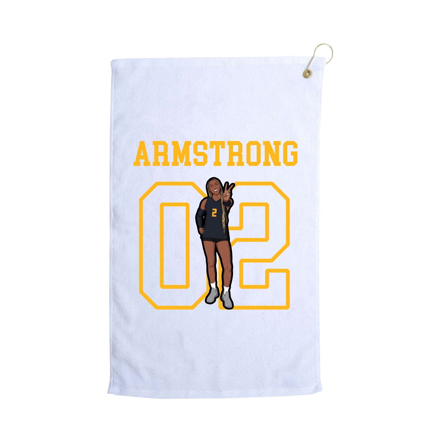 Golf Towel — Shirsey in White