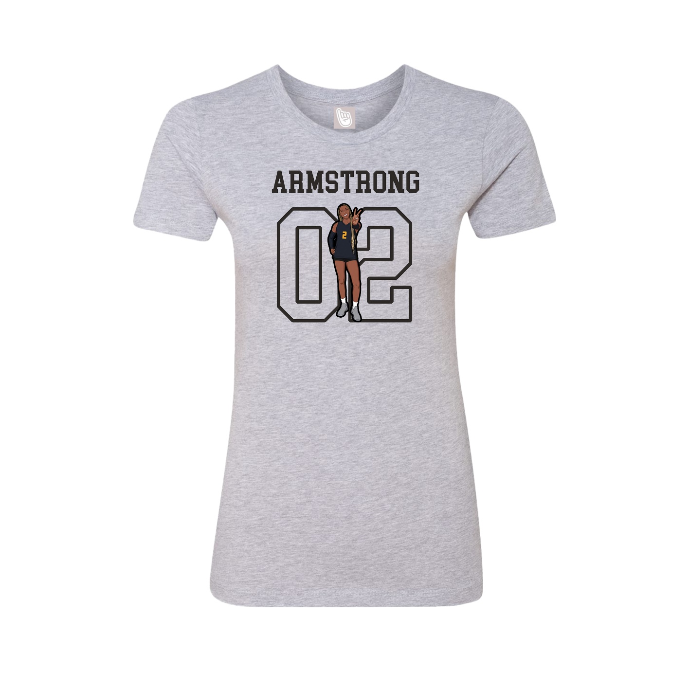 Fitted Women's Tee — Shirsey in Grey
