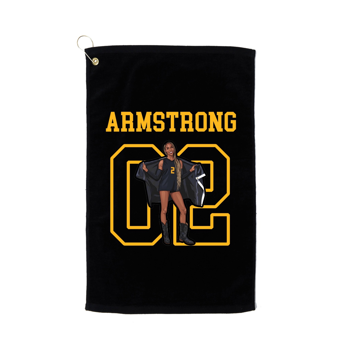 Golf Towel — Shirsey in Black