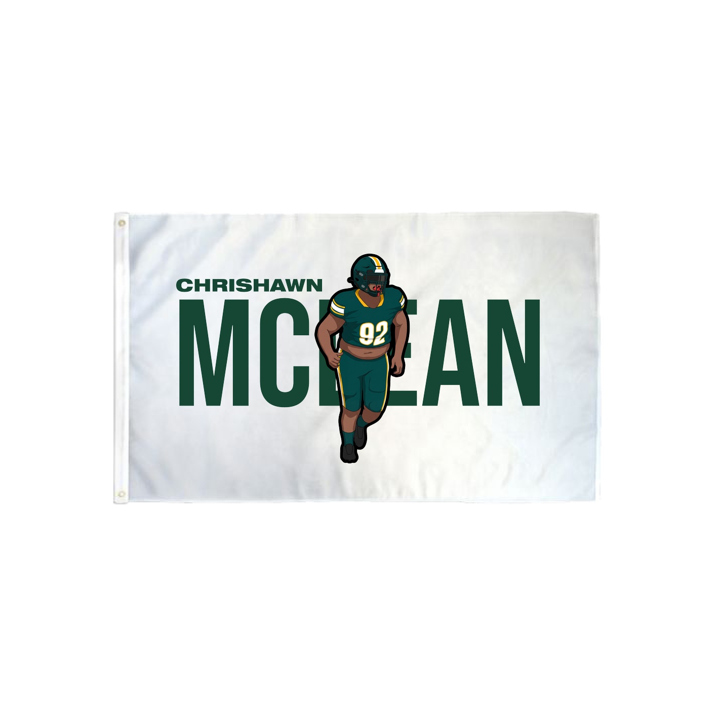 3x5 Flag — Player Name in Classic