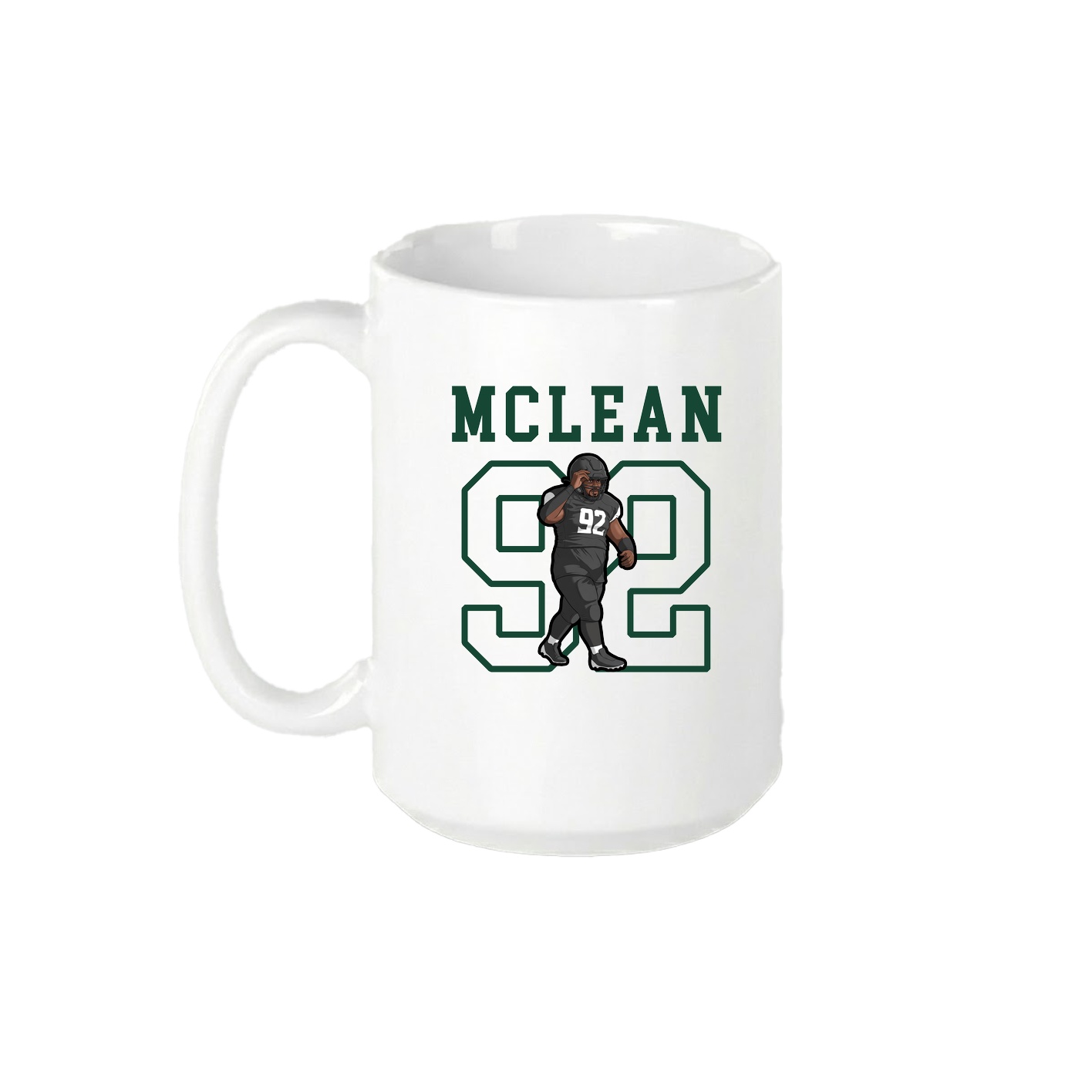 15oz Coffee Mug — Shirsey in White