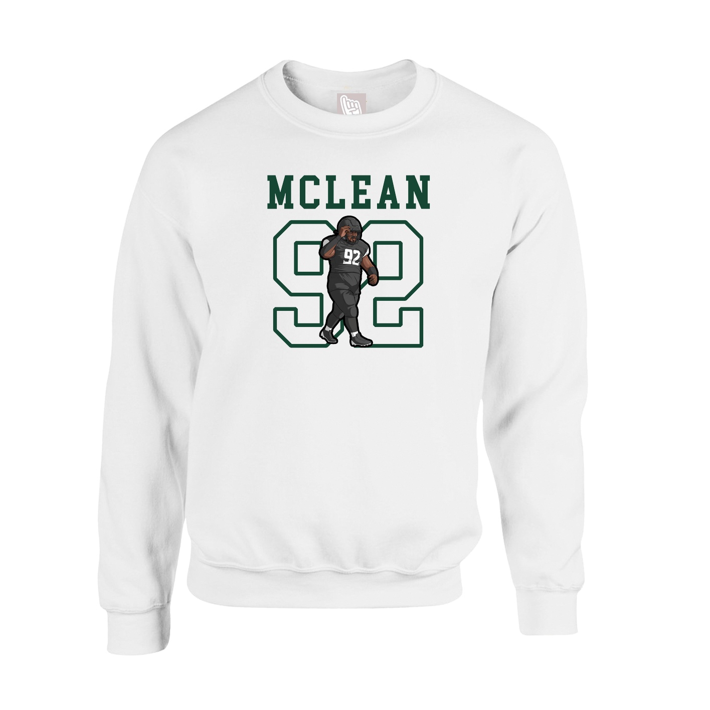 Fleece Crew — Shirsey in White