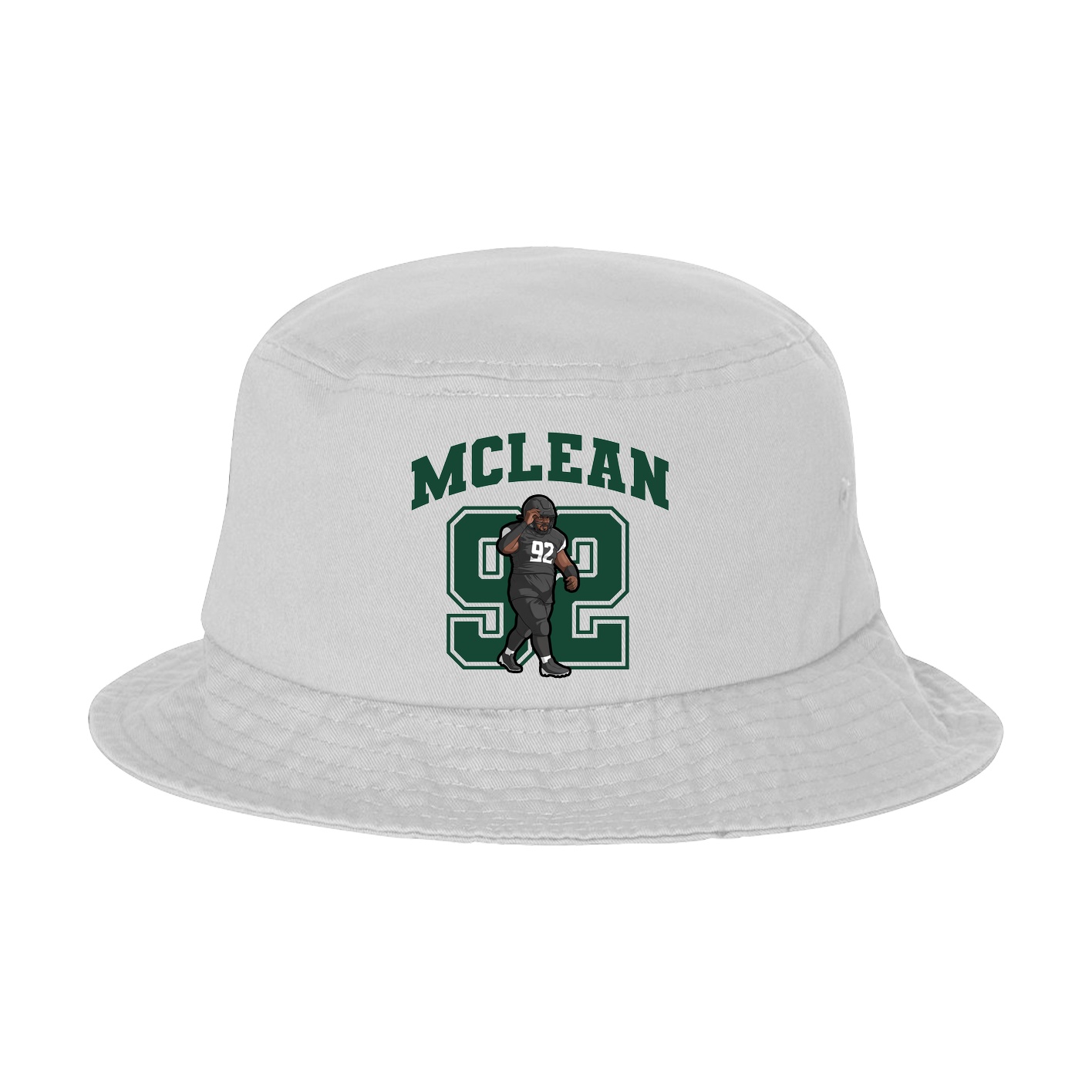 Bucket Cap — Number in White