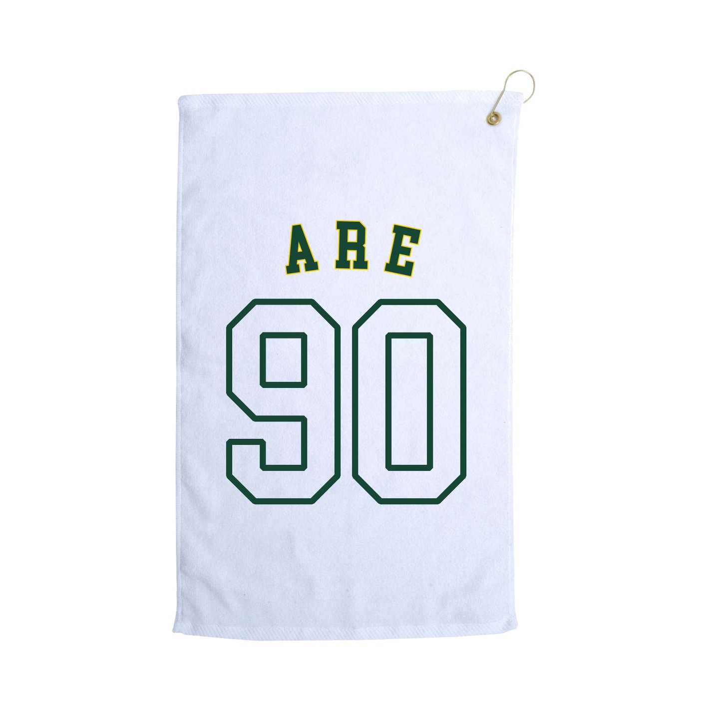 Golf Towel — Shirsey Arch in White