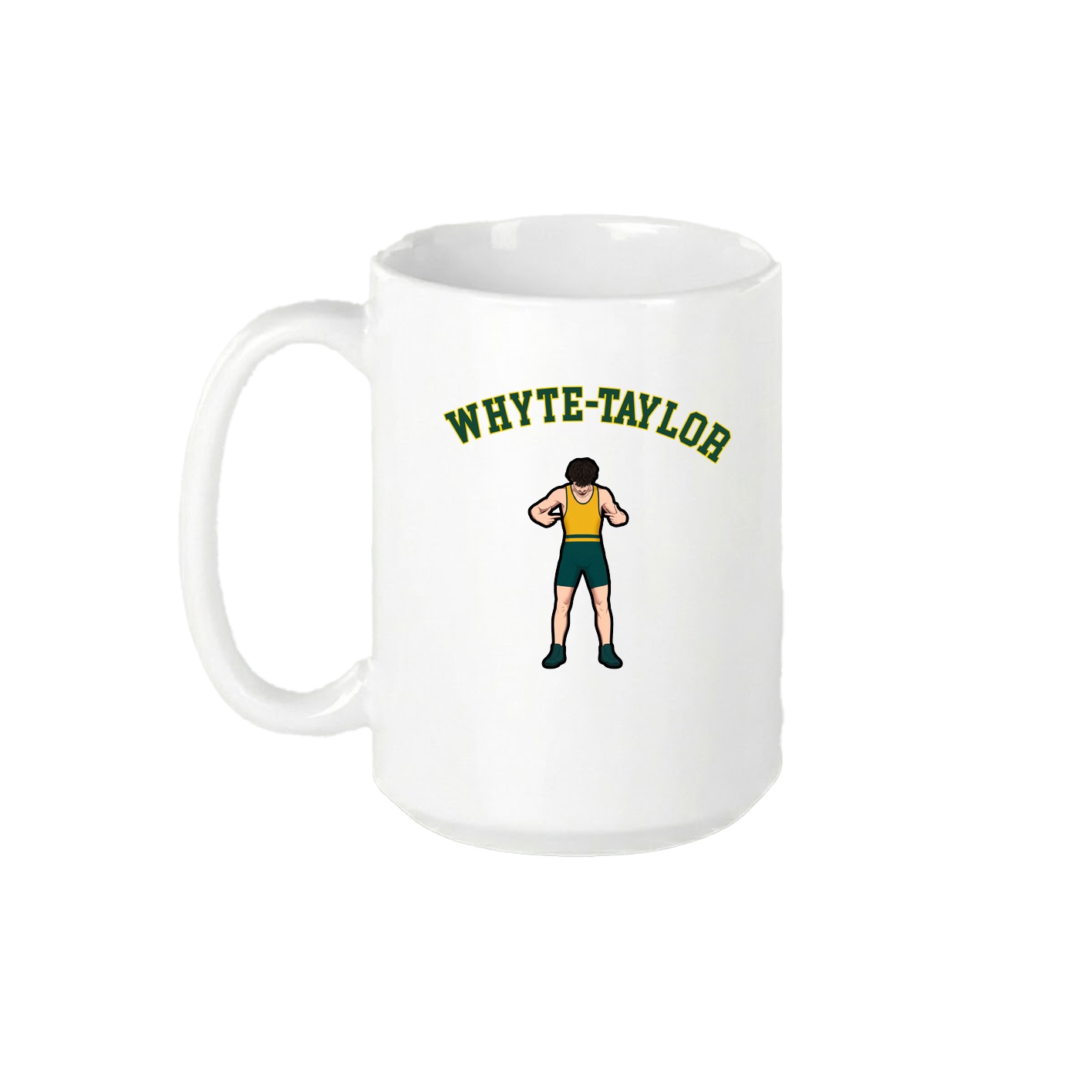 15oz Coffee Mug — Shirsey Arch in White