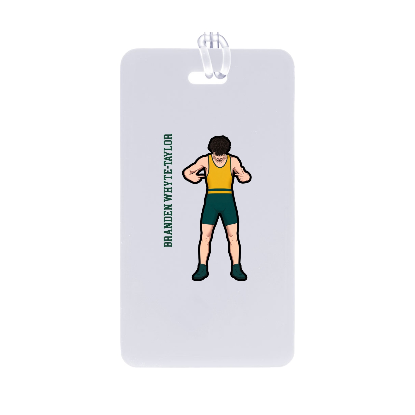 Bag Tag — Name Vertical in Classic