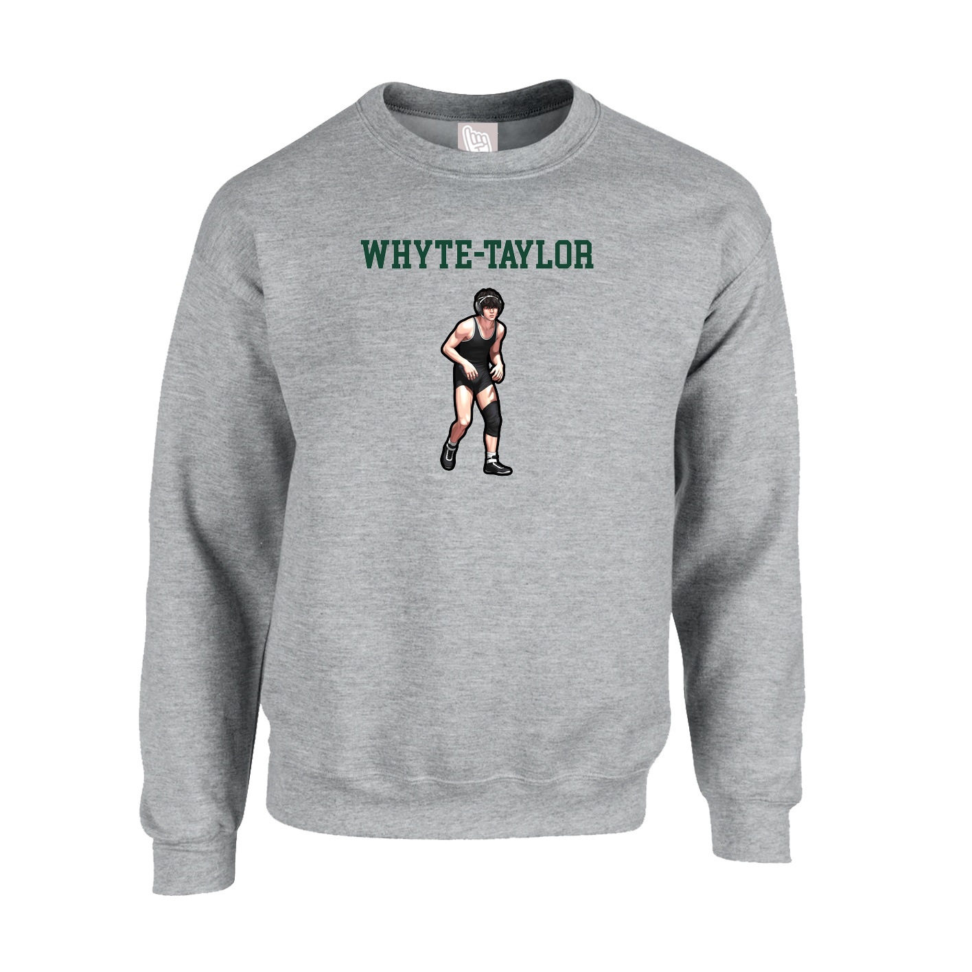 Fleece Crew — Shirsey in Grey