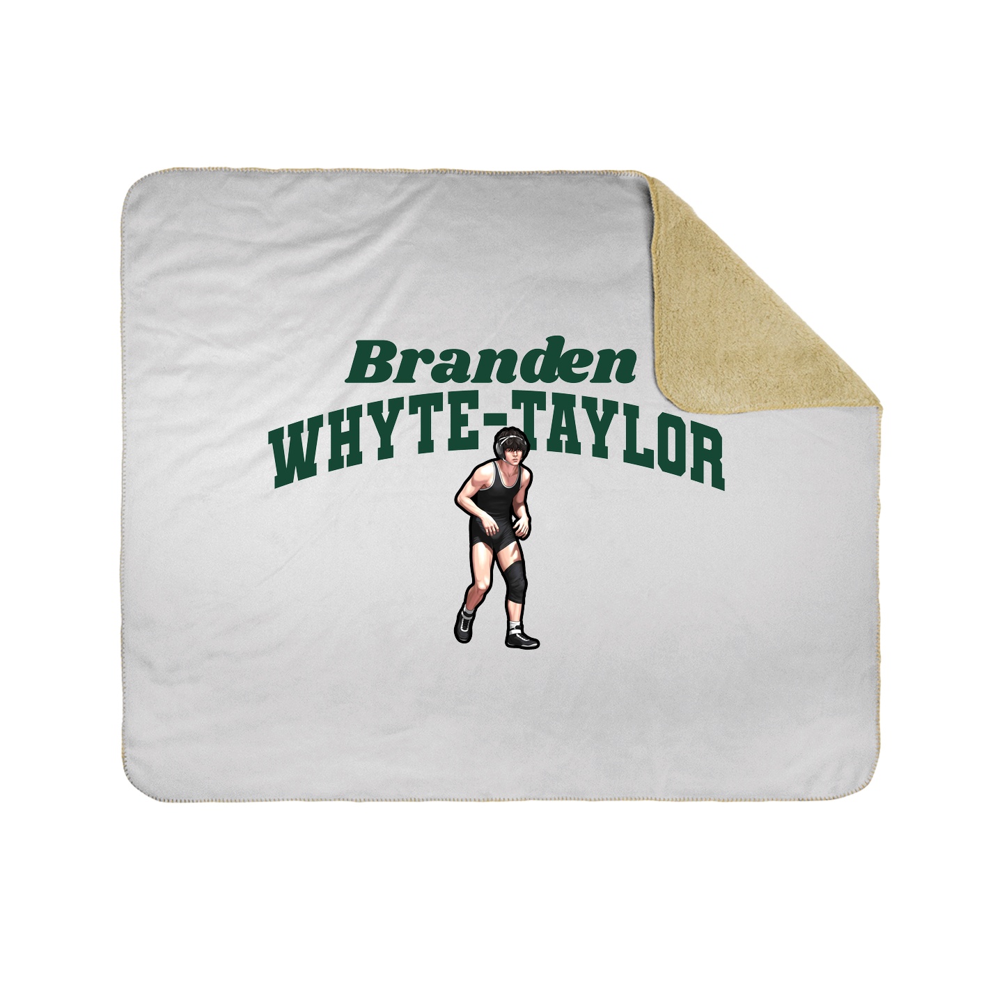 Throw Blanket — Signature Arch in White