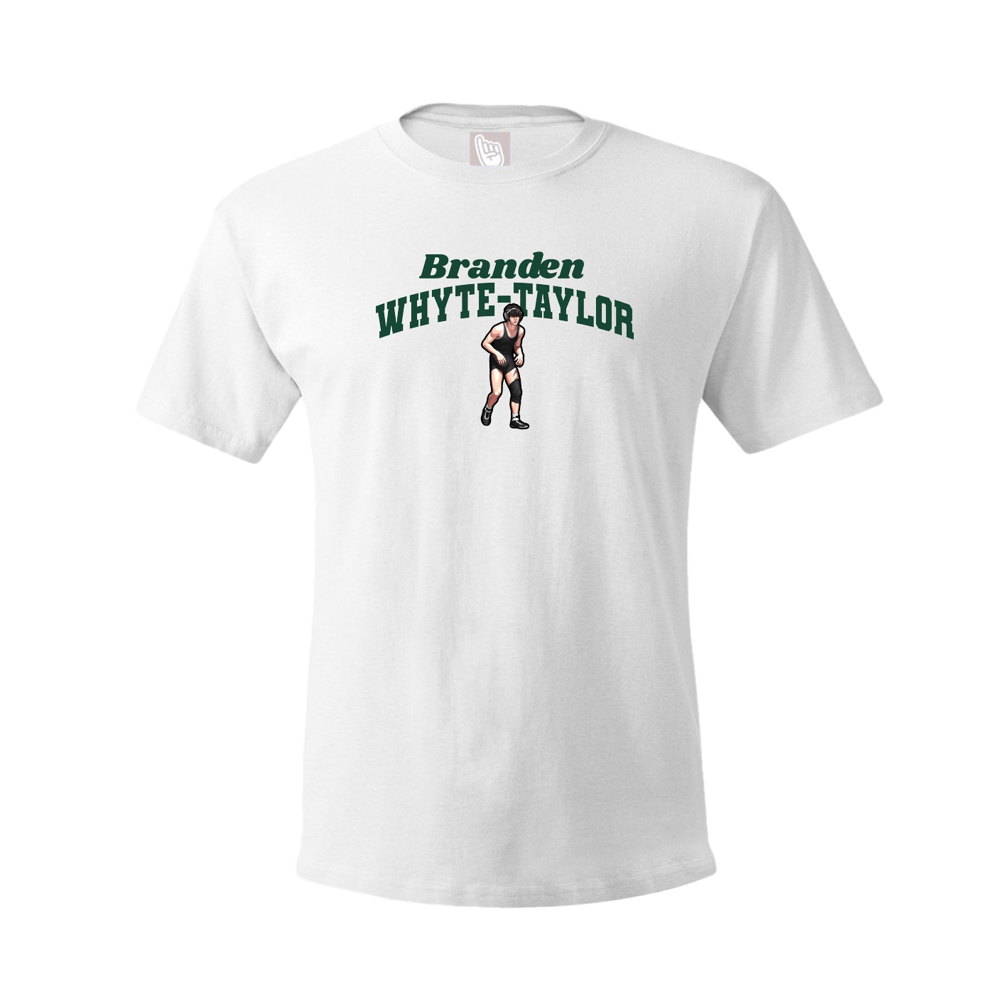 Youth Tee — Signature Arch in White