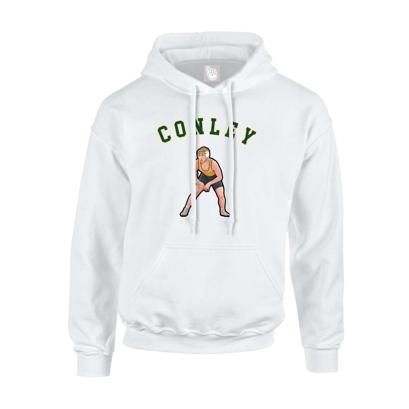 Youth Hoodie — Shirsey Arch in White