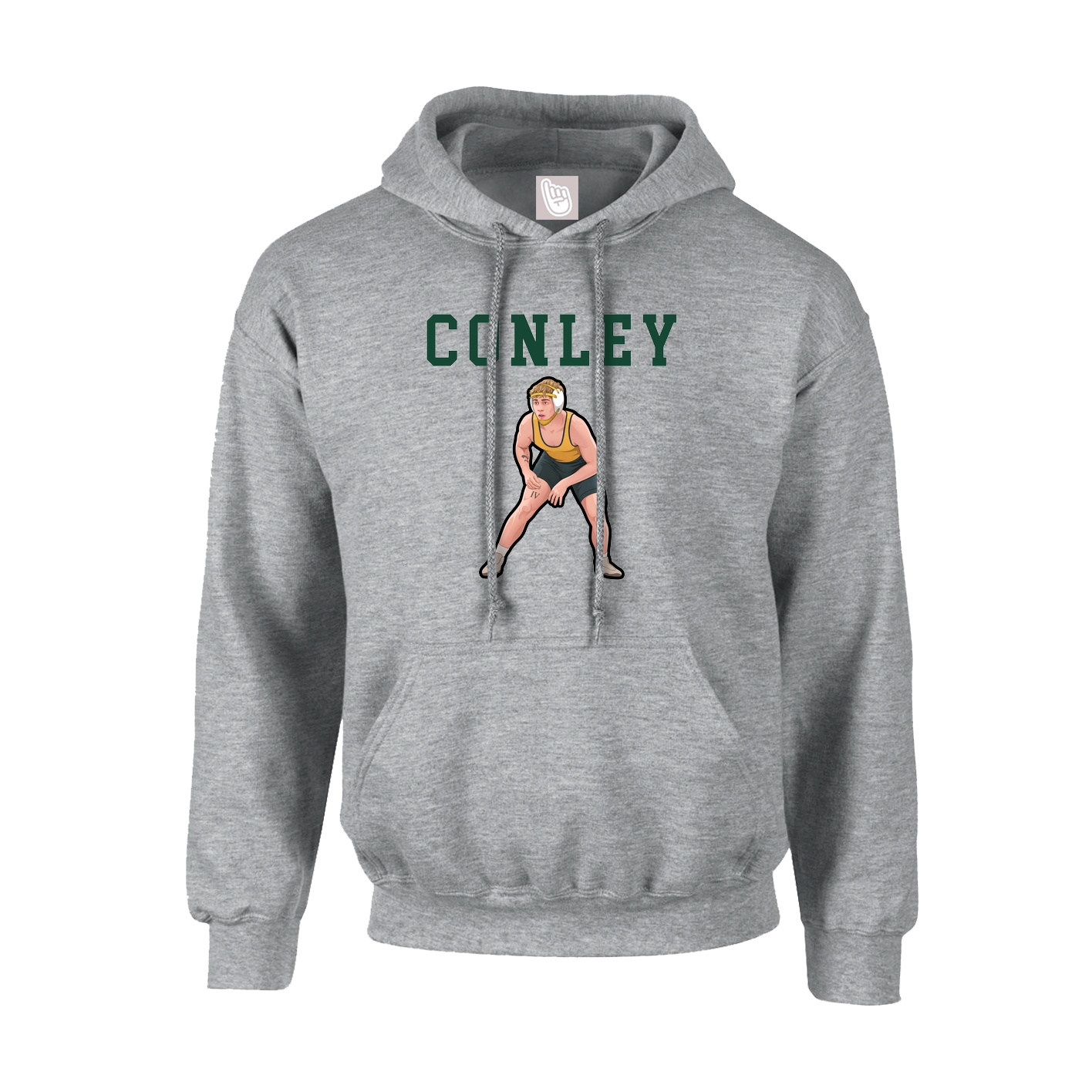Hoodie — Shirsey in Grey