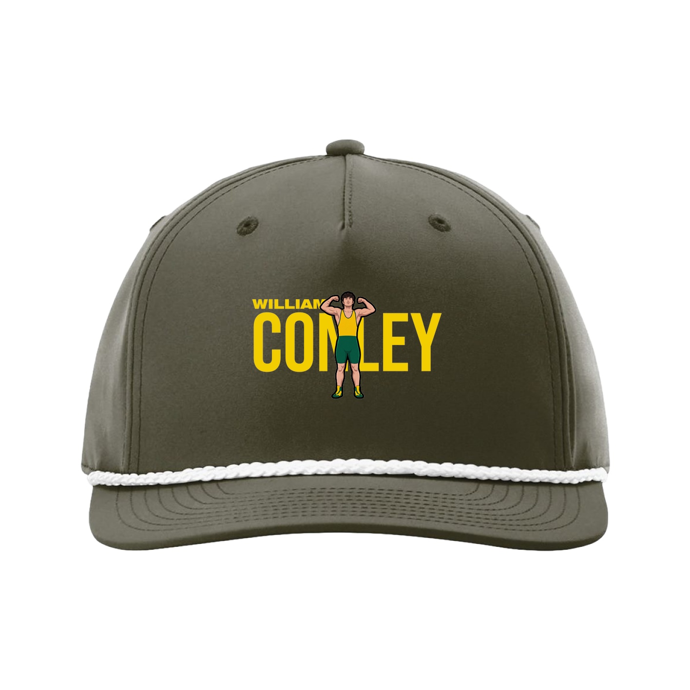 Five-Panel Classic Rope Cap — Player Name in Green