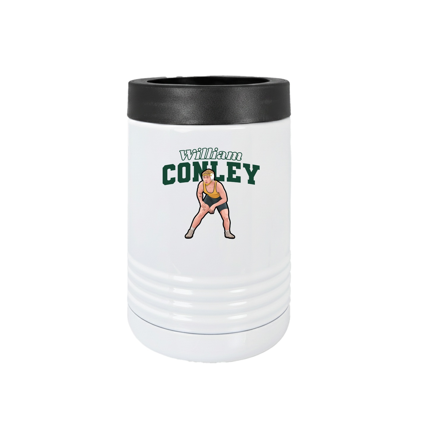 Beverage Holder — Name Arch in White