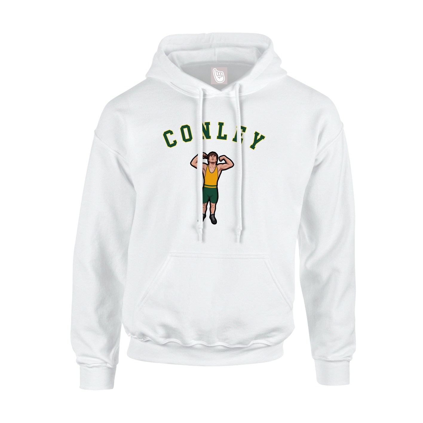 Hoodie — Shirsey Arch in White