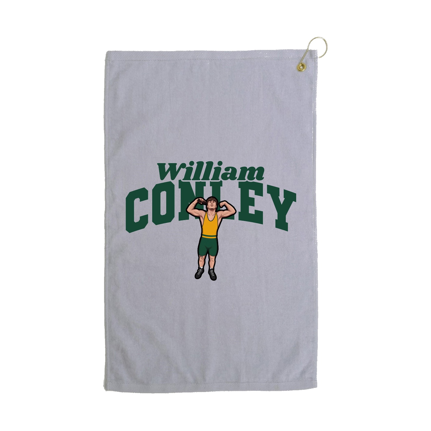 Golf Towel — Signature Arch in Grey