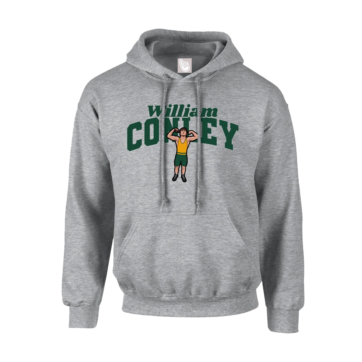 Hoodie — Signature Arch in Grey