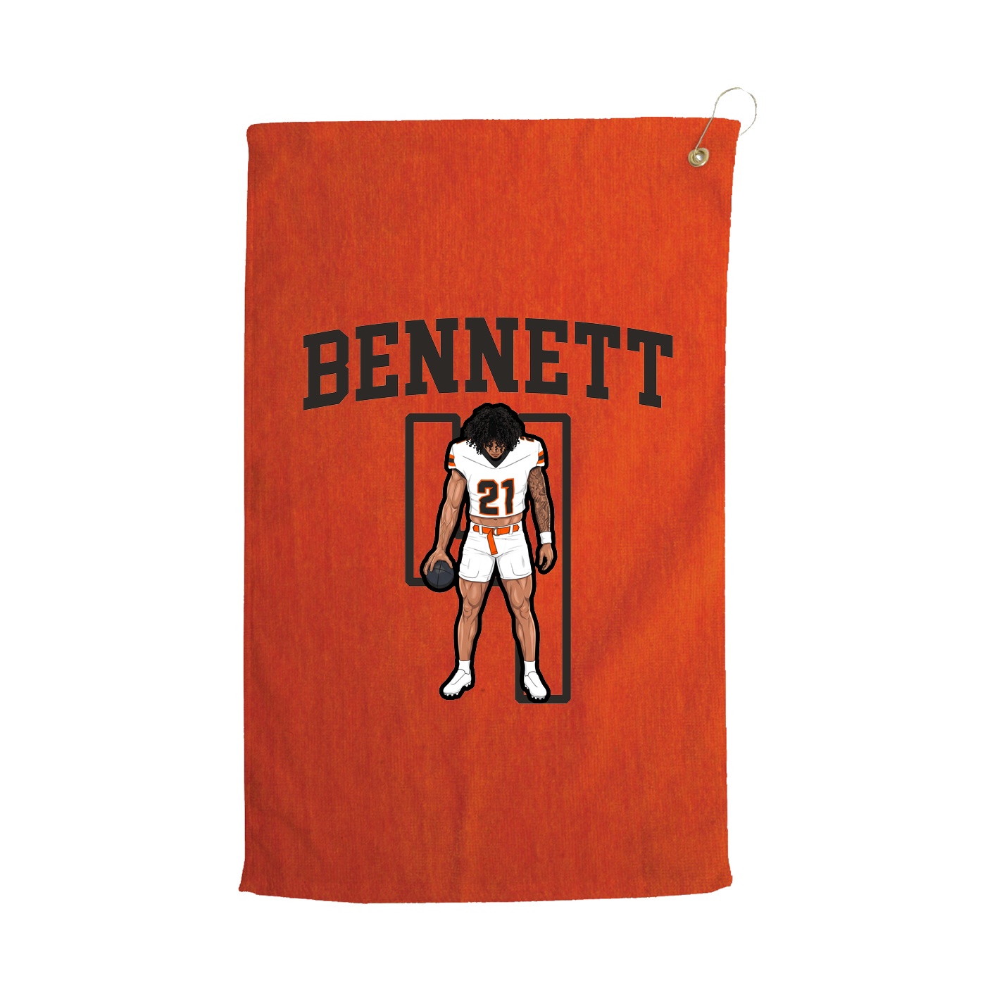 Golf Towel — Shirsey in Orange